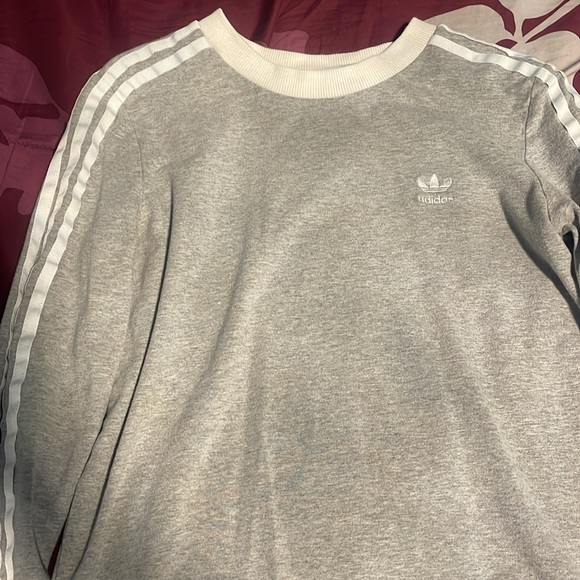 Grey adidas long sleeved shirt - Picture 2 of 5